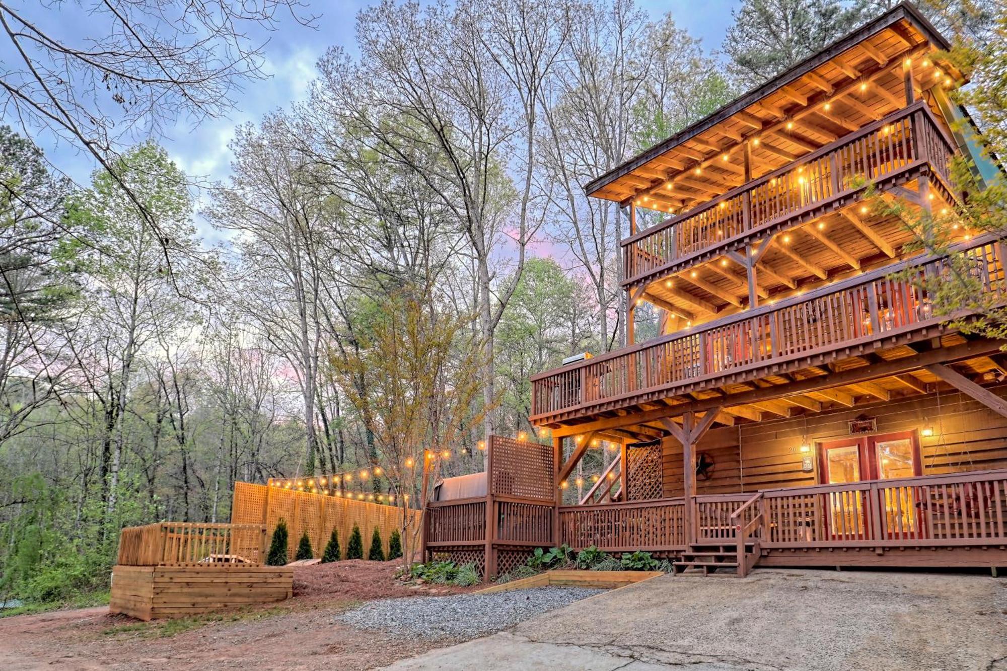 Near Downtown Helen - Hottub, Sauna, Game Room, Fire Pit Exterior foto